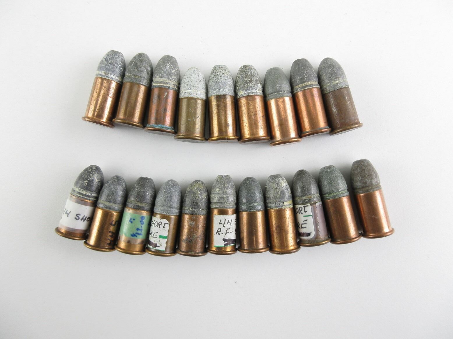 COLLECTIBLE ASSORTED .44 SHORT RIMFIRE AMMO LOT