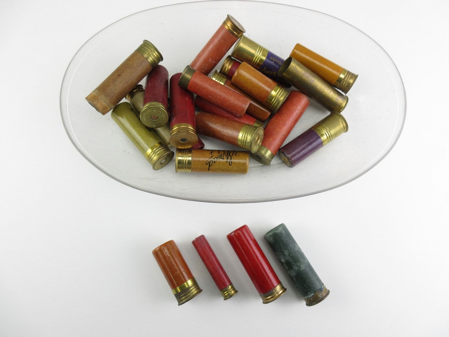 COLLECTIBLE ASSORTED DOMINION SHOT SHELL AMMO /PRIMED AND NON-PRIMED ...