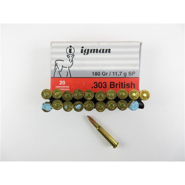 IGMAN .303 BR AMMO LOT
