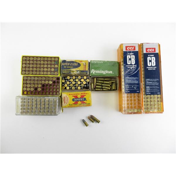 ASSORTED .22 SHORT AMMO LOT