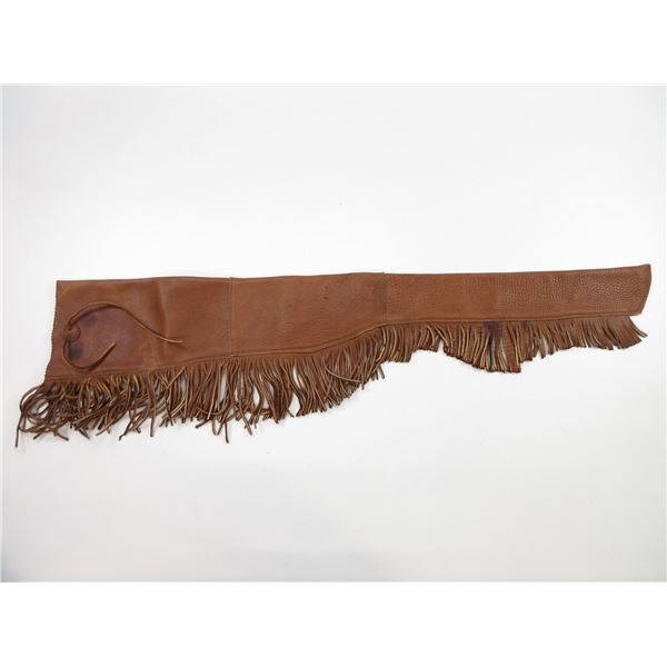 LEATHER RIFLE CASE LOT