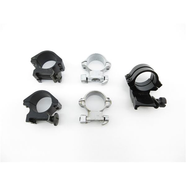 ASSORTED SCOPE RINGS LOT