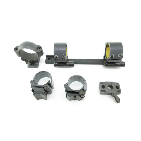 ASSORTED SCOPE RINGS AND BASES LOT