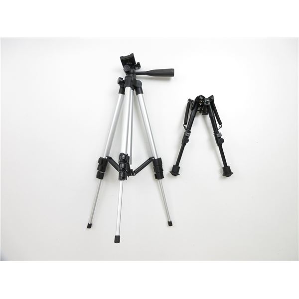 ASSORTED TRIPOD AND BIPOD LOT