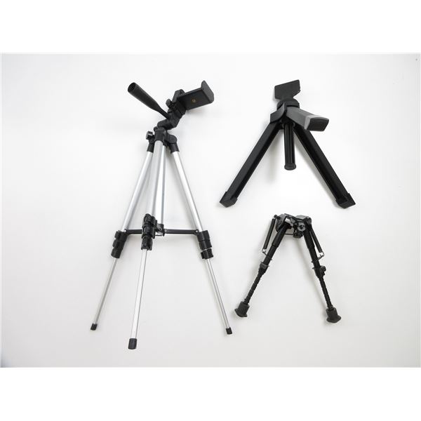 ASSORTED TRIPOD AND BIPOD LOT