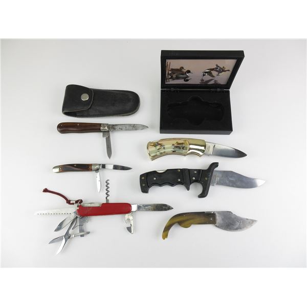 ASSORTED FOLDING KNIVES LOT