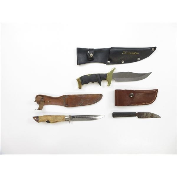 ASSORTED FIXED BLADE KNIVES LOT