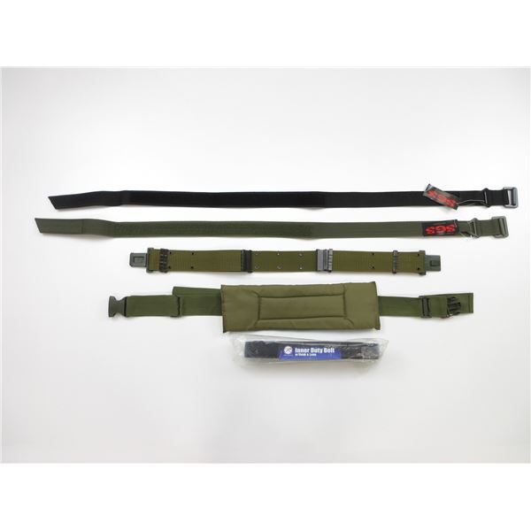 ASSORTED TACTICAL TYPE BELTS LOT
