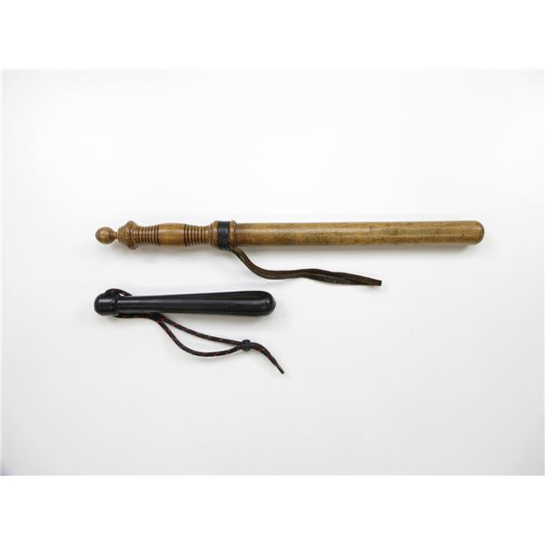 VINTAGE POLICE BILLY CLUBS LOT