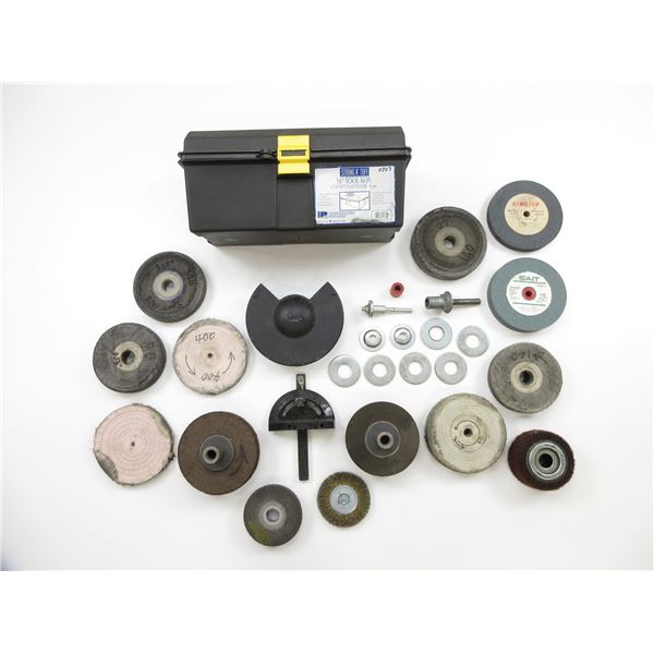 ASSORTED BUFFING PADS AND ETC. LOT