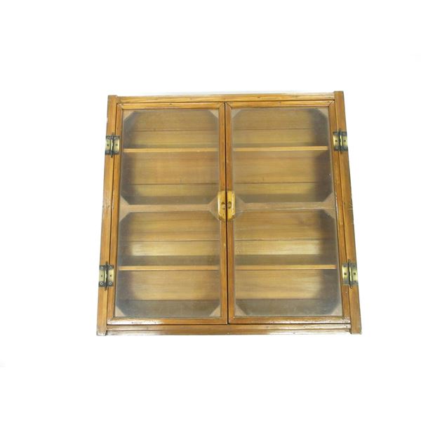 WOOD DISPLAY CABINET