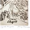 Image 2 : George Crionas (1925-2004) "Homage to Chagall" Limited Edition Etching on Paper