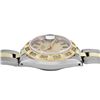 Image 6 : Rolex Ladies Two Tone Champagne Index Diamond Date Wristwatch with Rolex Box