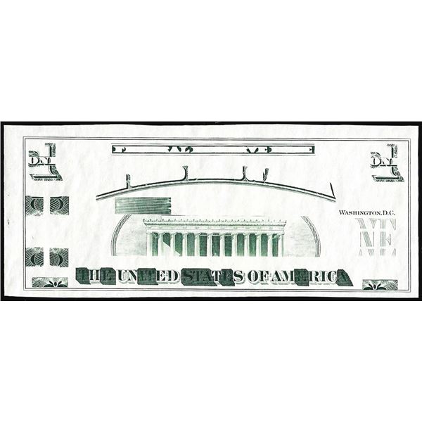 Circa 1970's Lincoln Memorial Giori Test Note