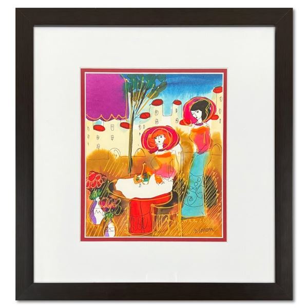 Moshe Leider Original Mixed Media On Paper