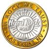 Image 1 : .999 Silver Hard Rock Hotel Las Vegas, Nevada $10 Casino Limited Edition Gaming Token