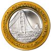 Image 1 : .999 Silver Golden Gate Las Vegas, NV $10 Casino Limited Edition Gaming Token