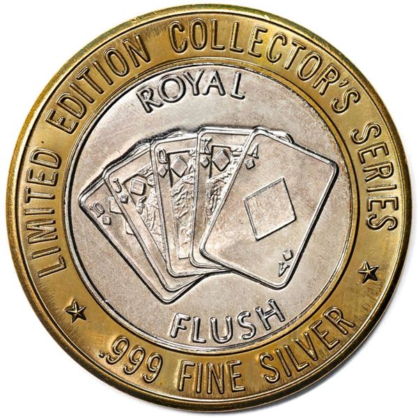 .999 Fine Silver Grand Casino Biloxi, Mississippi $10 Limited Edition Gaming Token