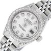 Image 2 : Rolex Ladies Stainless Steel Diamond Datejust Wristwatch