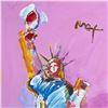 Image 2 : Peter Max "Statue of Liberty" Original Mixed Media on Paper