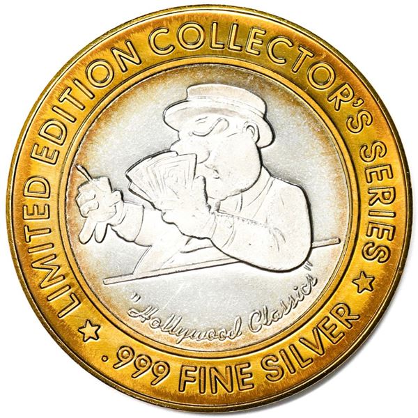 .999 Silver Hollywood Casino Hotel Tunica, Mississippi Limited Edition Gaming Token