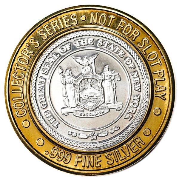 .999 Fine Silver Trump Plaza Atlantic City, NJ $10 Limited Edition Gaming Token
