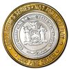Image 1 : .999 Fine Silver Trump Plaza Atlantic City, NJ $10 Limited Edition Gaming Token