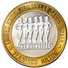 Image 1 : .999 Silver Flamingo Hilton Las Vegas, Nevada $10 Casino Limited Edition Gaming Token