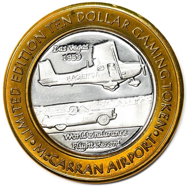 .999 Silver McCarran International Airport Las Vegas, NV $10 Limited Gaming Token