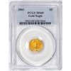 Image 1 : 2003 $5 American Gold Eagle Coin PCGS MS69