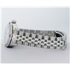 Image 9 : Rolex Ladies Stainless Steel White Index Ruby and Diamond Datejust Wristwatch