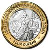 Image 1 : .999 Silver Four Queens Casino Hotel Las Vegas $10 Limited Edition Gaming Token