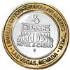 Image 4 : .999 Silver Four Queens Casino Hotel Las Vegas $10 Limited Edition Gaming Token