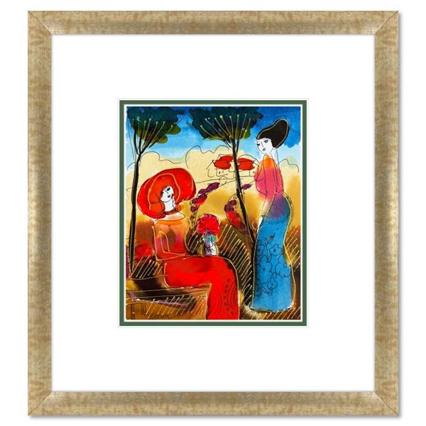 Moshe Leider Original Mixed Media On Paper