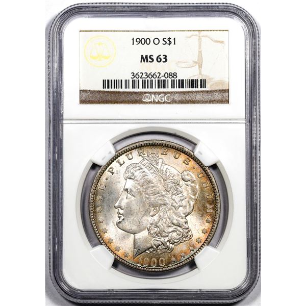 1900-O $1 Morgan Silver Dollar Coin NGC MS63