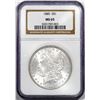 Image 1 : 1885 $1 Morgan Silver Dollar Coin NGC MS65