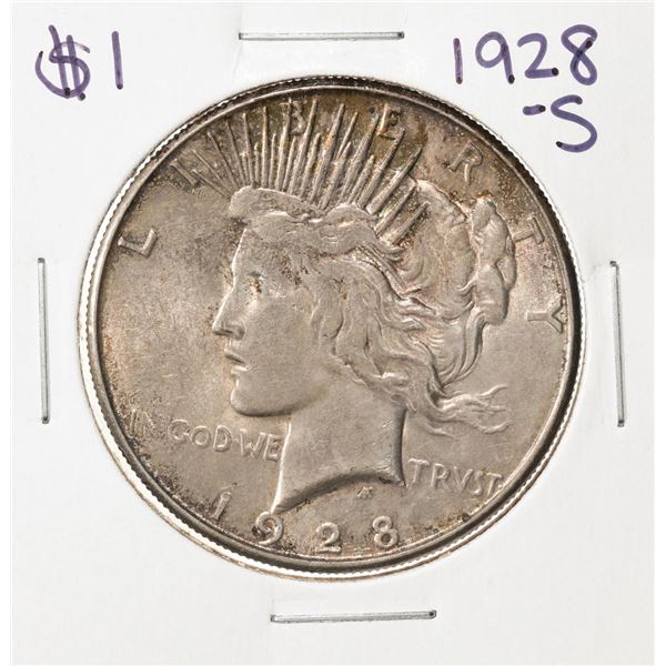 1928-S $1 Peace Silver Dollar Coin
