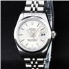 Image 1 : Rolex Ladies Stainless Steel Silver Index Datejust Wristwatch