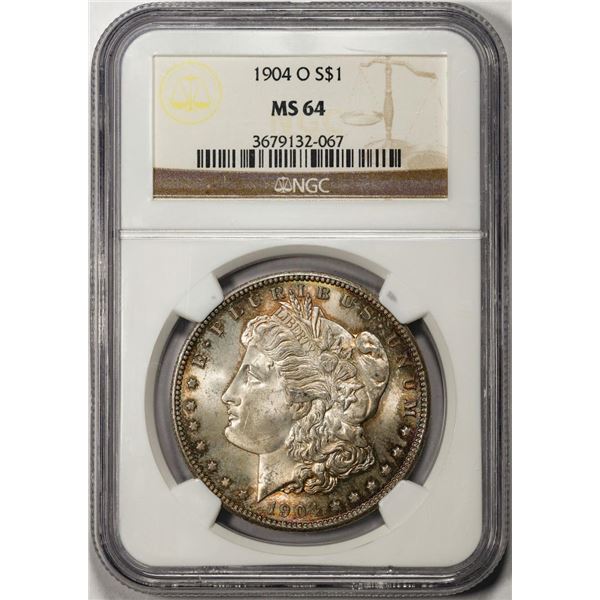 1904-O $1 Morgan Silver Dollar Coin NGC MS64