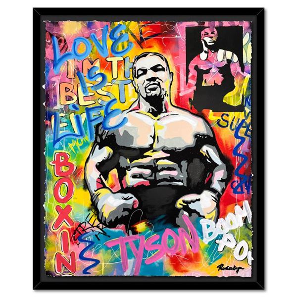 Rovenskaya "Mike Tyson" Original Mixed Media on Paper