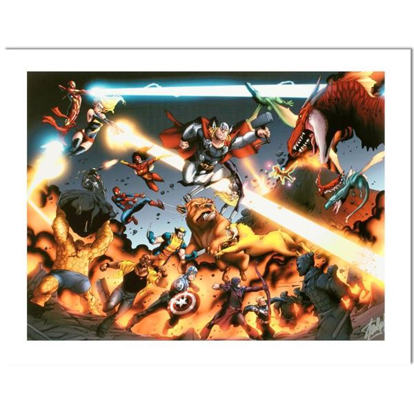 Stan Lee "I Am An Avenger #4" Limited Edition Giclee on Canvas