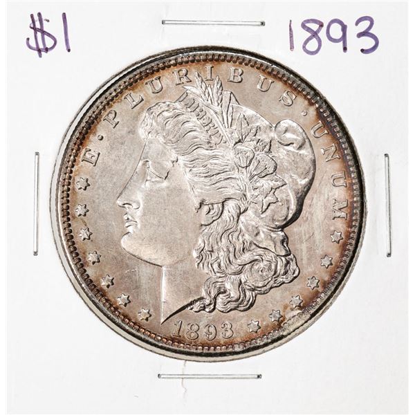 1893 $1 Morgan Silver Dollar Coin