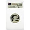 Image 1 : 2014-P Australia $8 Proof Eagle High Relief Silver Coin PCGS PR69DCAM Mercanti Signed