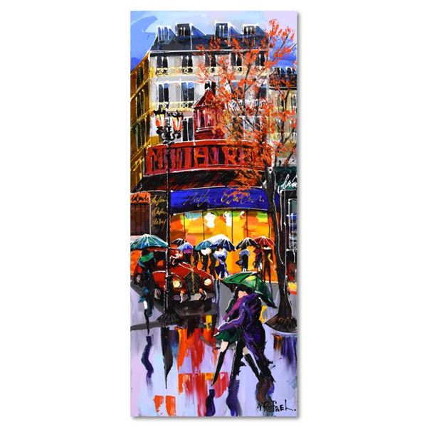 Yana Rafael "Rolls Royce Rouge" Original Acrylic on Canvas