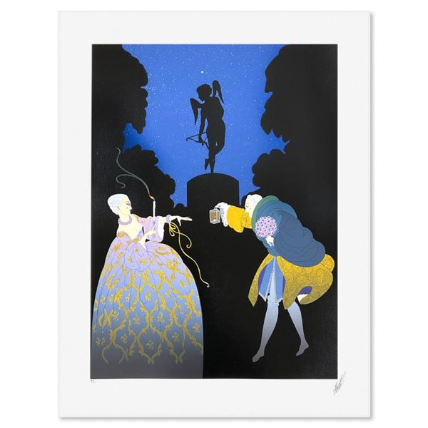 Erte (1892-1990) "Rendezvous" Limited Edition Serigraph on Paper