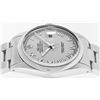 Image 3 : Rolex Men's Stainless Steel Silver Roman Datejust Wristwatch
