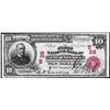 Image 1 : 1902 $10 First National Bank of New York, NY CH# 29 National Currency Note Red Seal