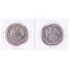 Image 2 : Lot of (2) Mexico 8 Reales Cap & Rays Silver Coins