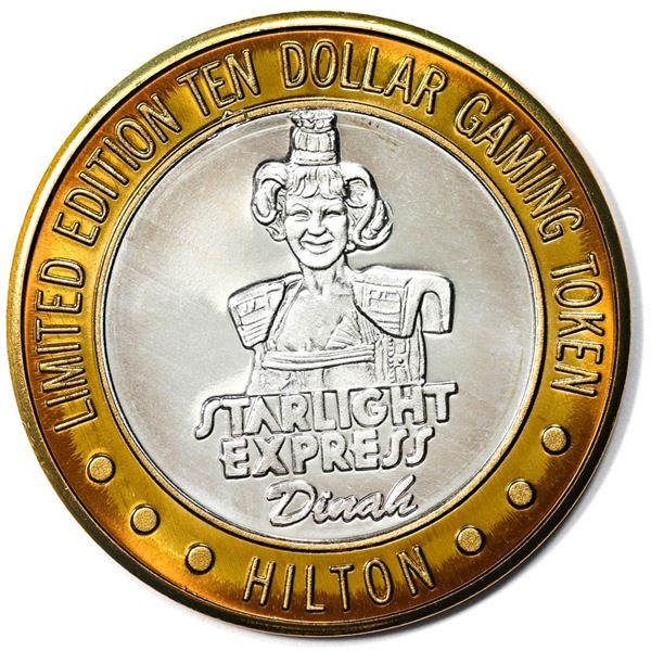 .999 Silver Hilton Las Vegas, Nevada $10 Casino Limited Edition Gaming Token