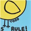 Image 2 : Todd Goldman "Chicks Rule" Original Acrylic on Canvas